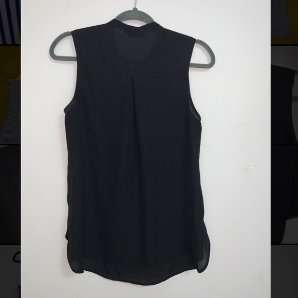 Topson Downs black sleeveless tank. Small - Picture 4 of 7